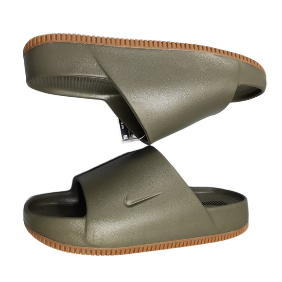 Nike Calm Slide Sandals Mens US Size 8 Green Open Toe Comfort Slip On FD4116-203 main image 9